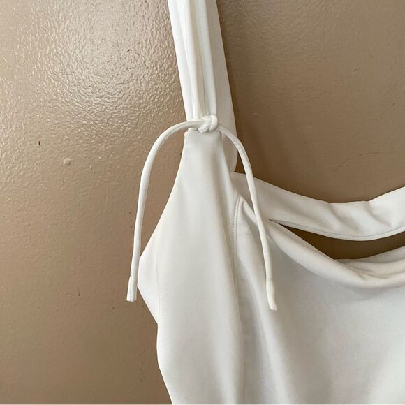 NWT Tularosa Giovanna One Piece Ivory swimsuit cut out bathing suit Revolve XL - Picture 6 of 8